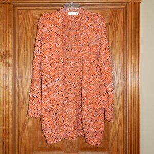 Women's Size Small S BeautySTASH Multi Color Popcorn Confetti Cardigan Sweater